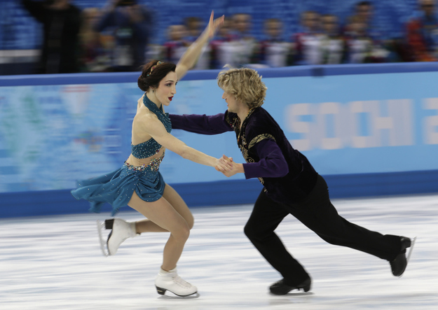 U.S. Olympians Meryl Davis and Charlie White did an amazing job with their ice dancing routine. They skated to "Scheherazade" by Russian composer Nikolai Rimsky-Korsakov, but some of their fans thought they should've been dancing to some Beyonce instead!